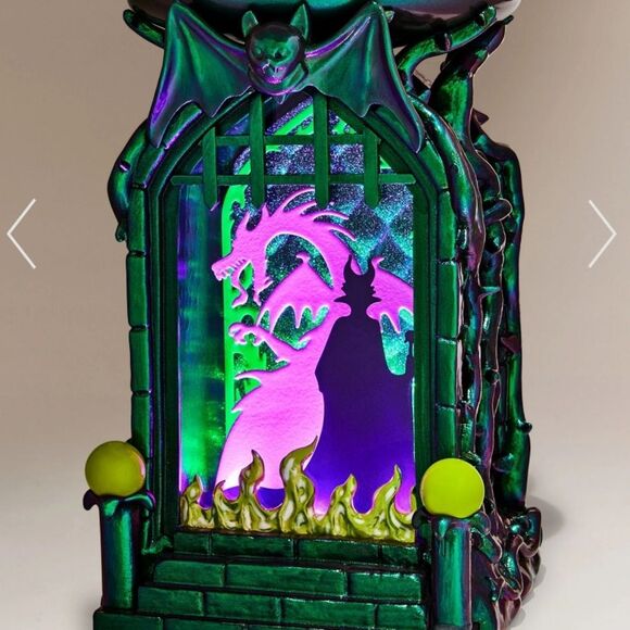 DISNEY VILLIANS x BATH & BODY WORKS Maleficent Shadowbox Light Up Candle Holder - Picture 6 of 14